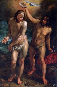 The Baptism of Christ - Hendrik Goltzius [Public domain], via Wikimedia Commons