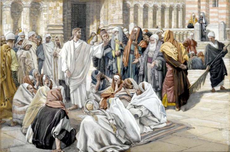 The Pharisees Question Jesus - James Tissot