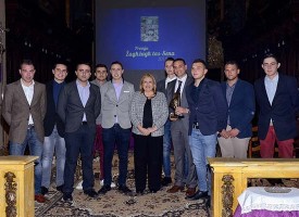 President of Malta together with members of the Joy Boys Group